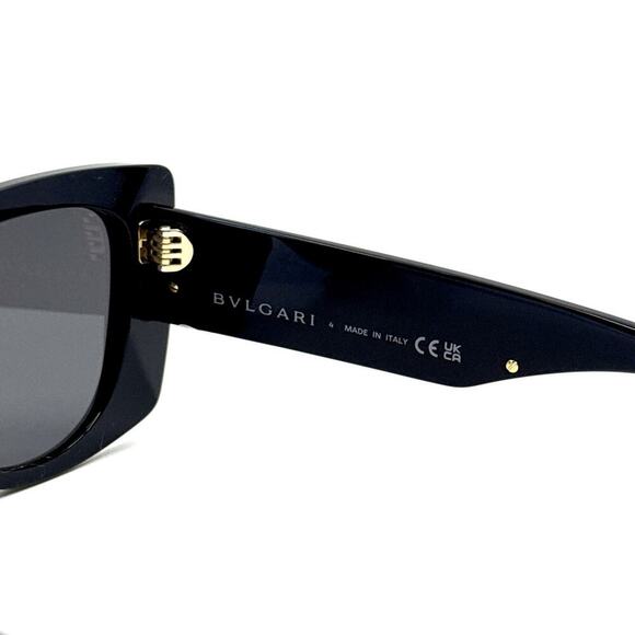 NEW!! BVLGARI Sunglasses Roma BV40038I 01A Authentic - Picture 9 of 12